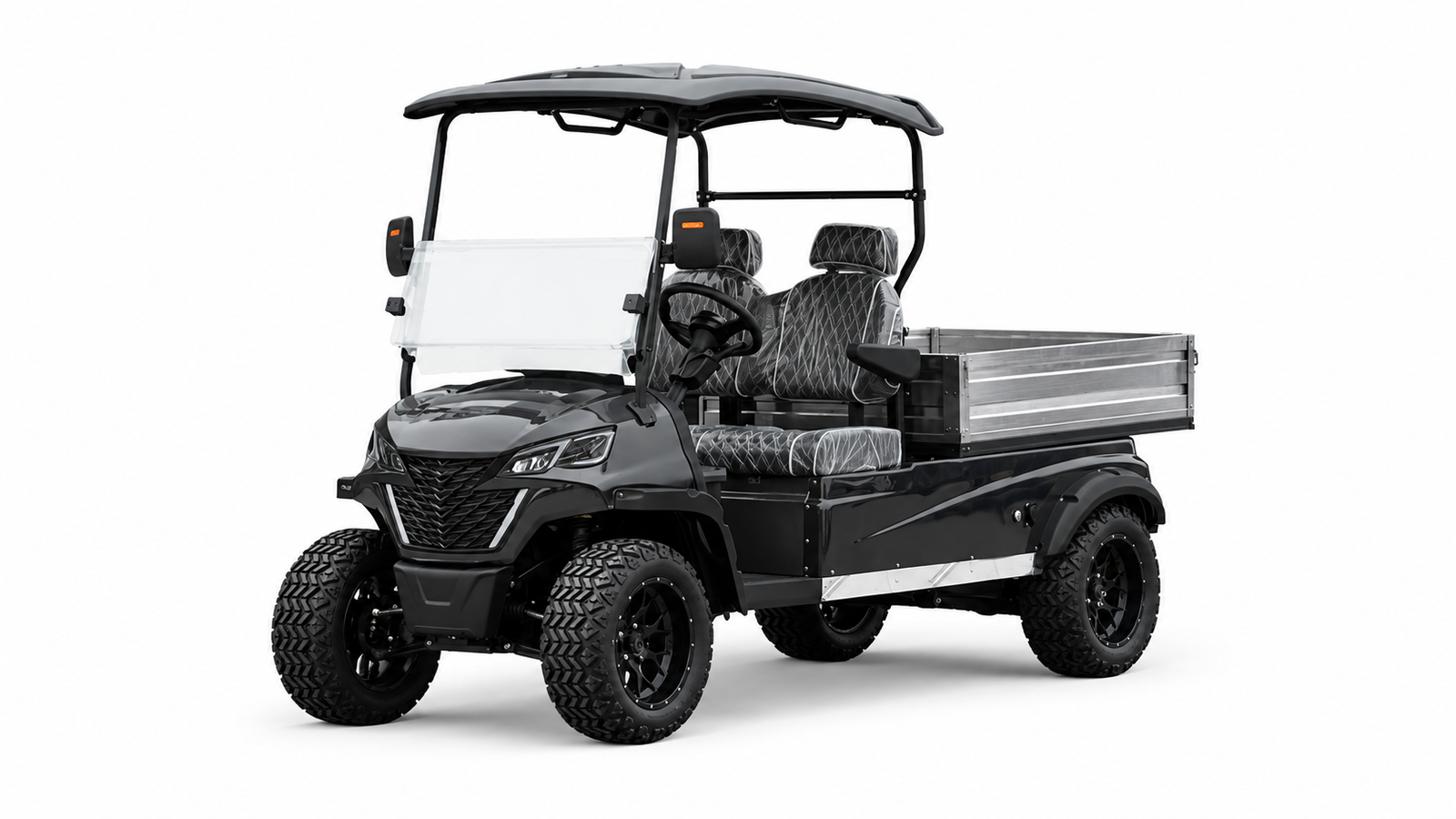 FALCON electric utility golf cart with rear cargo bed